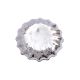 Silver Glass Designer Candle Holder